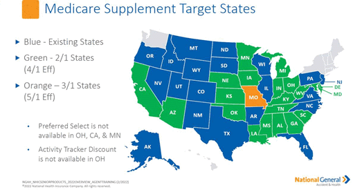 Sell National General Allstate Medicare Plans