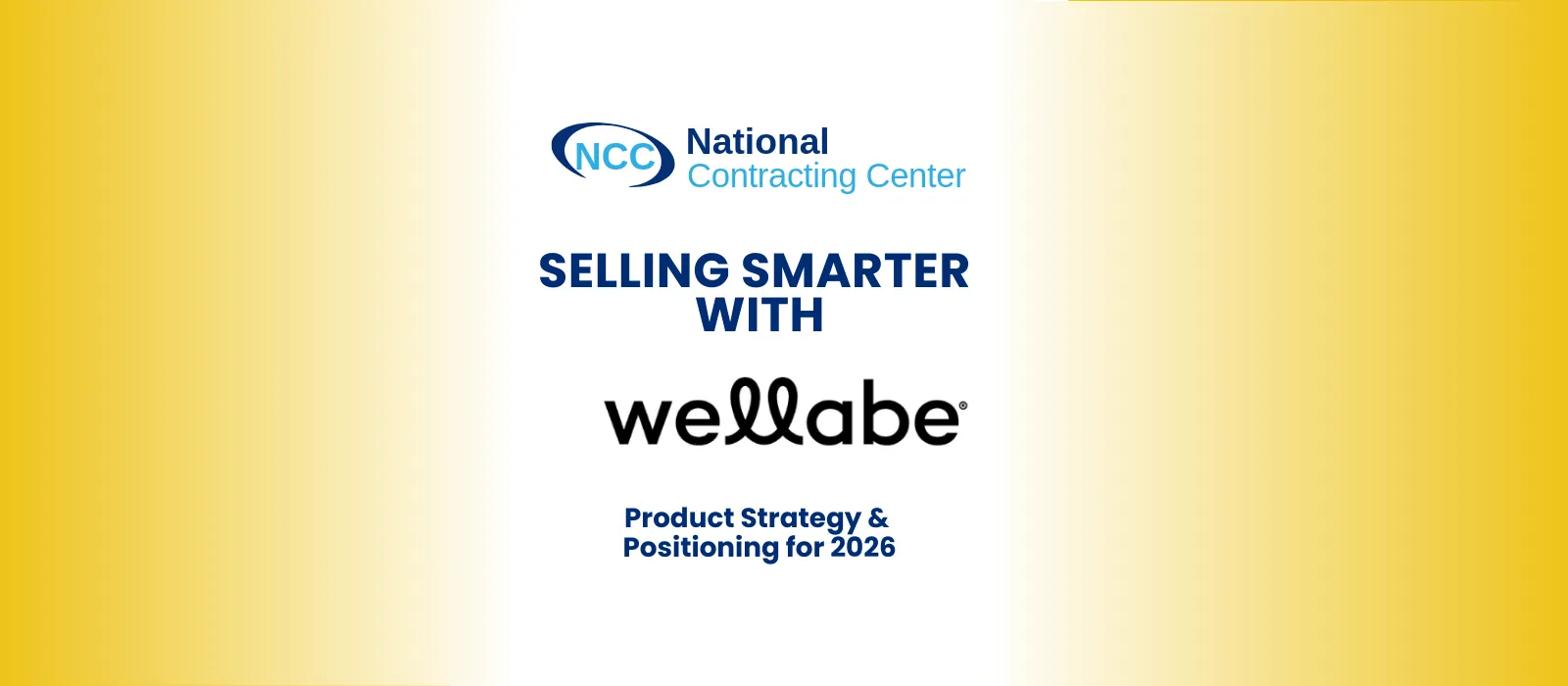 Sell Smarter with Wellabe Webinar Event